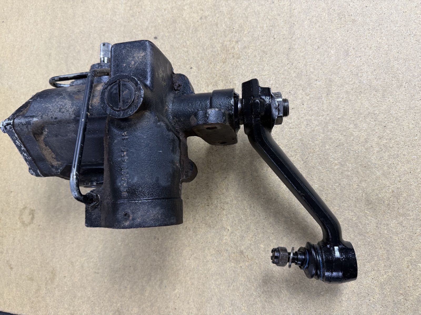 Adwest steering box stripped down for inspection